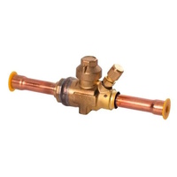 Вентиль шаровый BC-BVa-58 (5/8") с сервисным штуцером